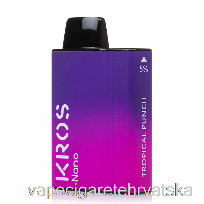 Vape Cigarete Kros Nano 5000 Jednokratni Tropski Punč